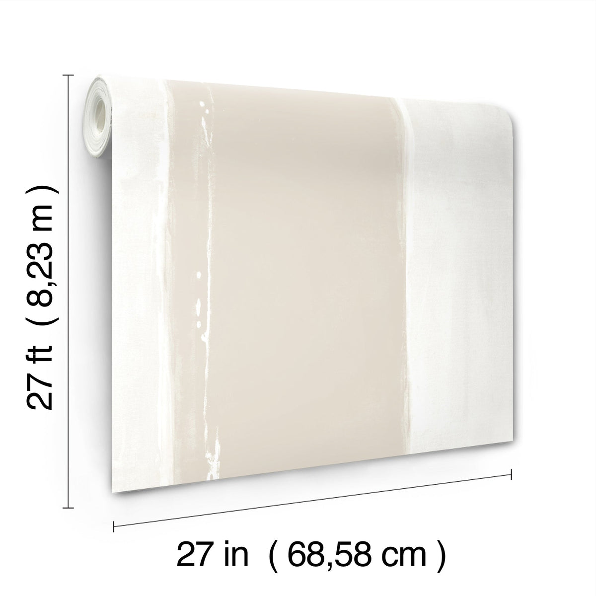 CC1274 Ink Wash Natural Carol Benson Cobb Wallpaper by York Wallcoverings