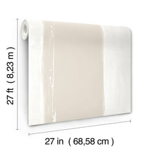 CC1274 Ink Wash Natural Carol Benson Cobb Wallpaper by York Wallcoverings