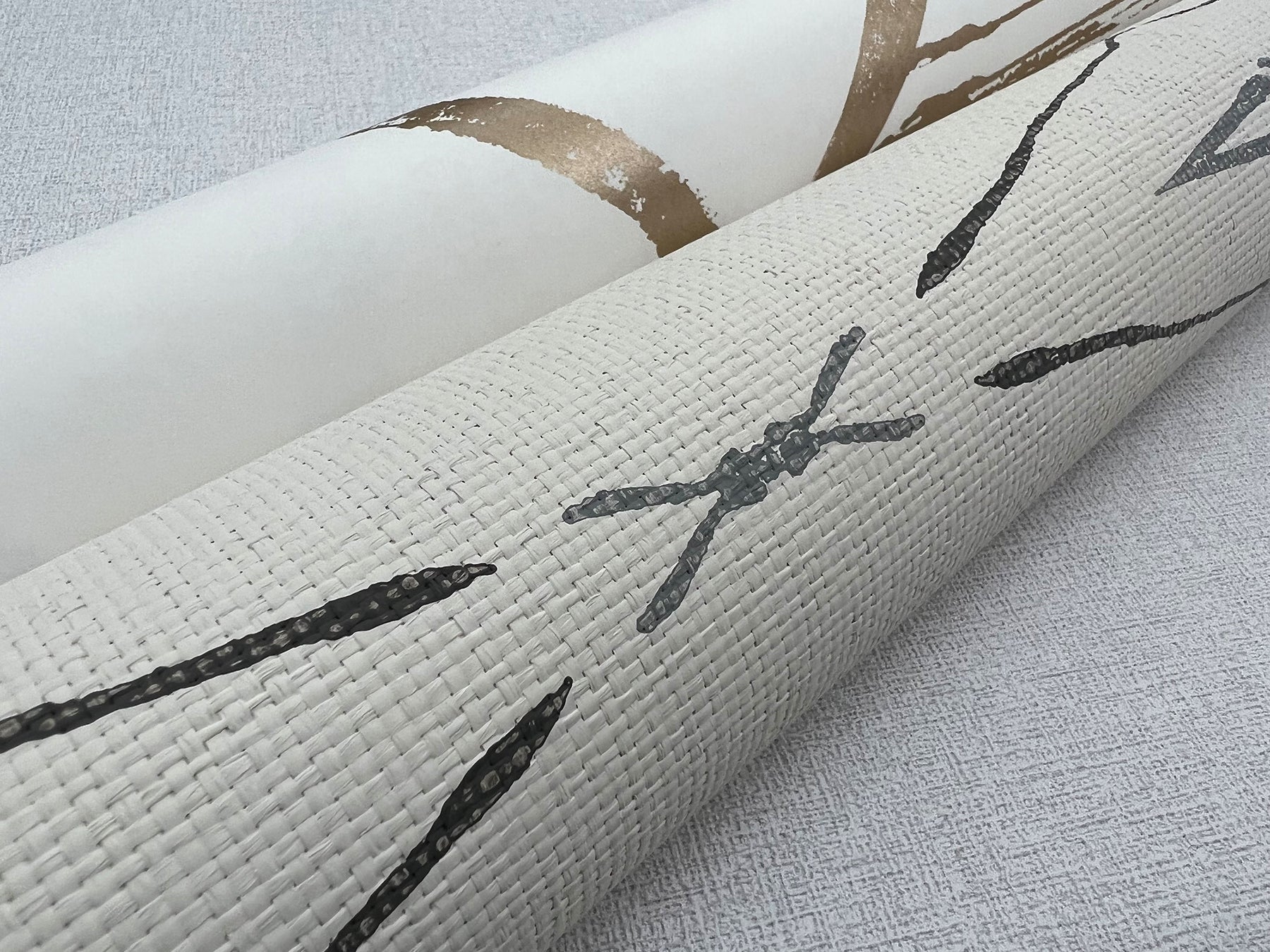 CC1281 Artifacts Silhouettes Savanna Carol Benson Cobb Wallpaper by York Wallcoverings