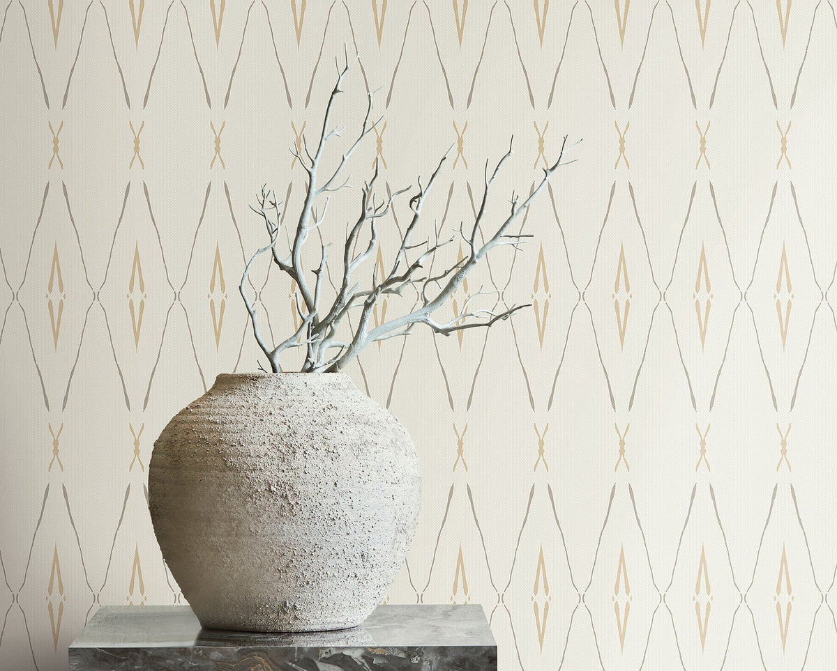 CC1282 Artifacts Silhouettes Desert Carol Benson Cobb Wallpaper by York Wallcoverings