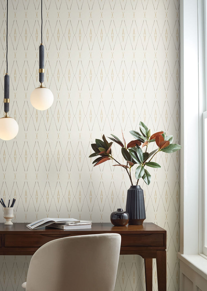 CC1282 Artifacts Silhouettes Desert Carol Benson Cobb Wallpaper by York Wallcoverings