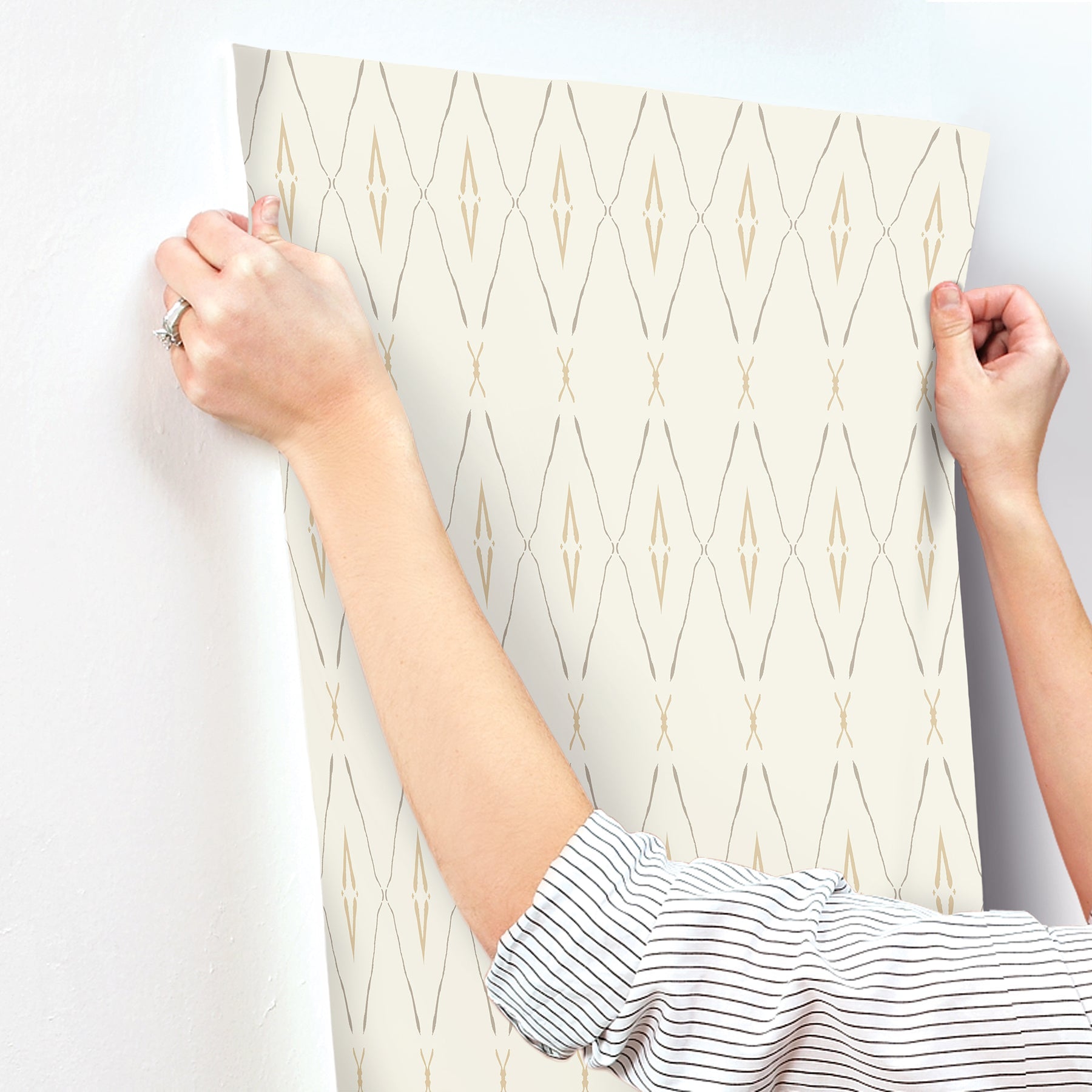 CC1282 Artifacts Silhouettes Desert Carol Benson Cobb Wallpaper by York Wallcoverings