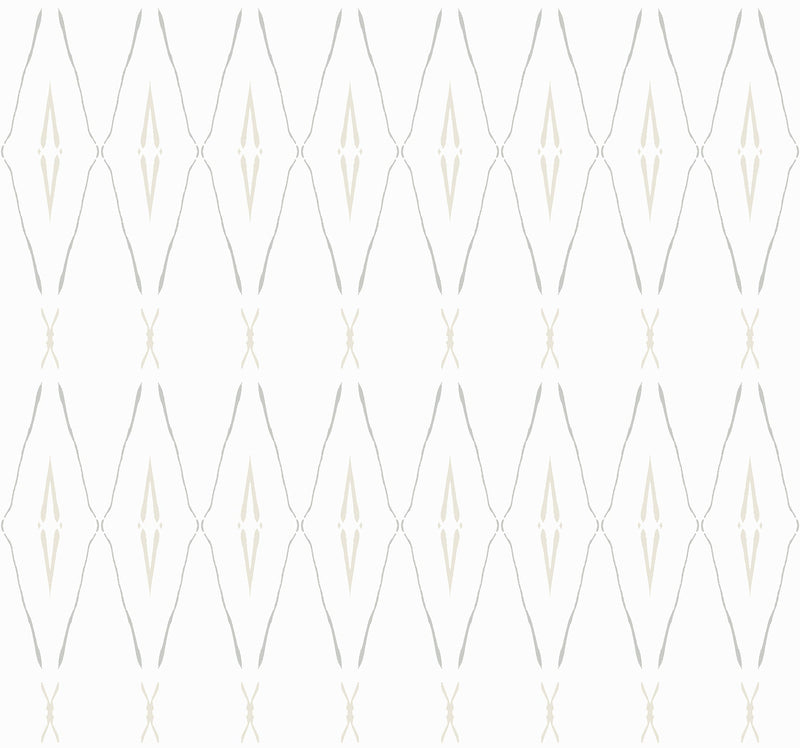 CC1283 Artifacts Silhouettes Natural Carol Benson Cobb Wallpaper by York Wallcoverings