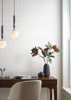 CC1283 Artifacts Silhouettes Natural Carol Benson Cobb Wallpaper by York Wallcoverings