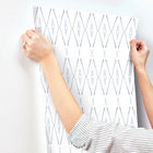 CC1284 Artifacts Silhouettes Indigo Carol Benson Cobb Wallpaper by York Wallcoverings