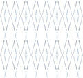 Artifacts Silhouettes Indigo Carol Benson Cobb Wallpaper by York Wallcoverings