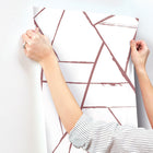 CC1291 Intersect Spice Red Carol Benson Cobb Wallpaper by York Wallcoverings