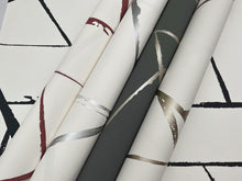 CC1296 Intersect Silver Metallic Carol Benson Cobb Wallpaper by York Wallcoverings