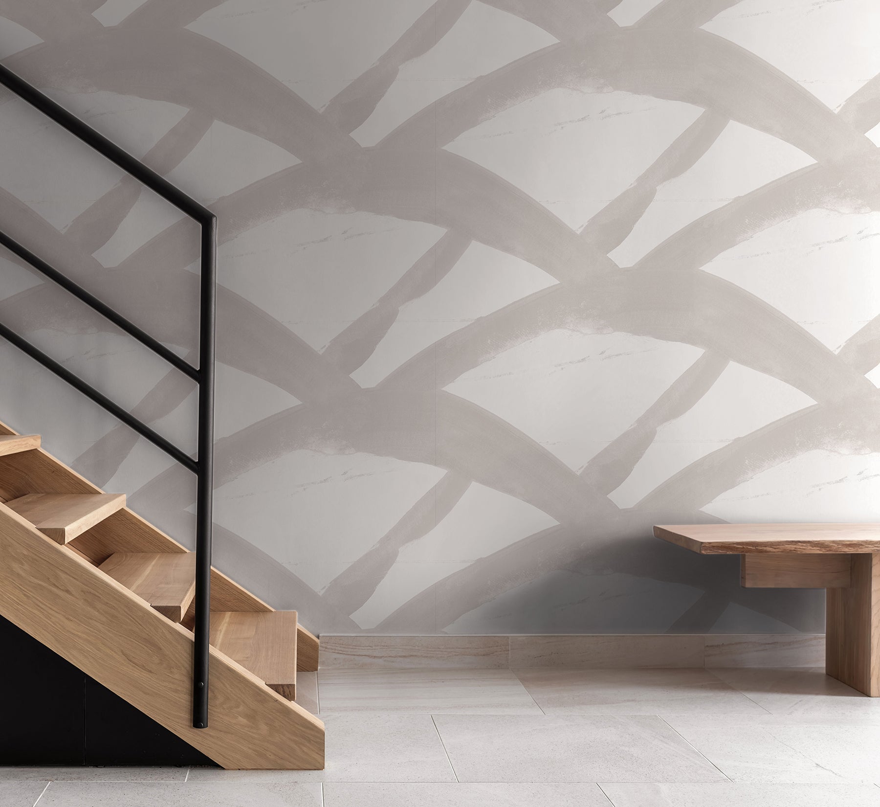 CC1302 Entanglement Linen Carol Benson Cobb Wallpaper by York Wallcoverings