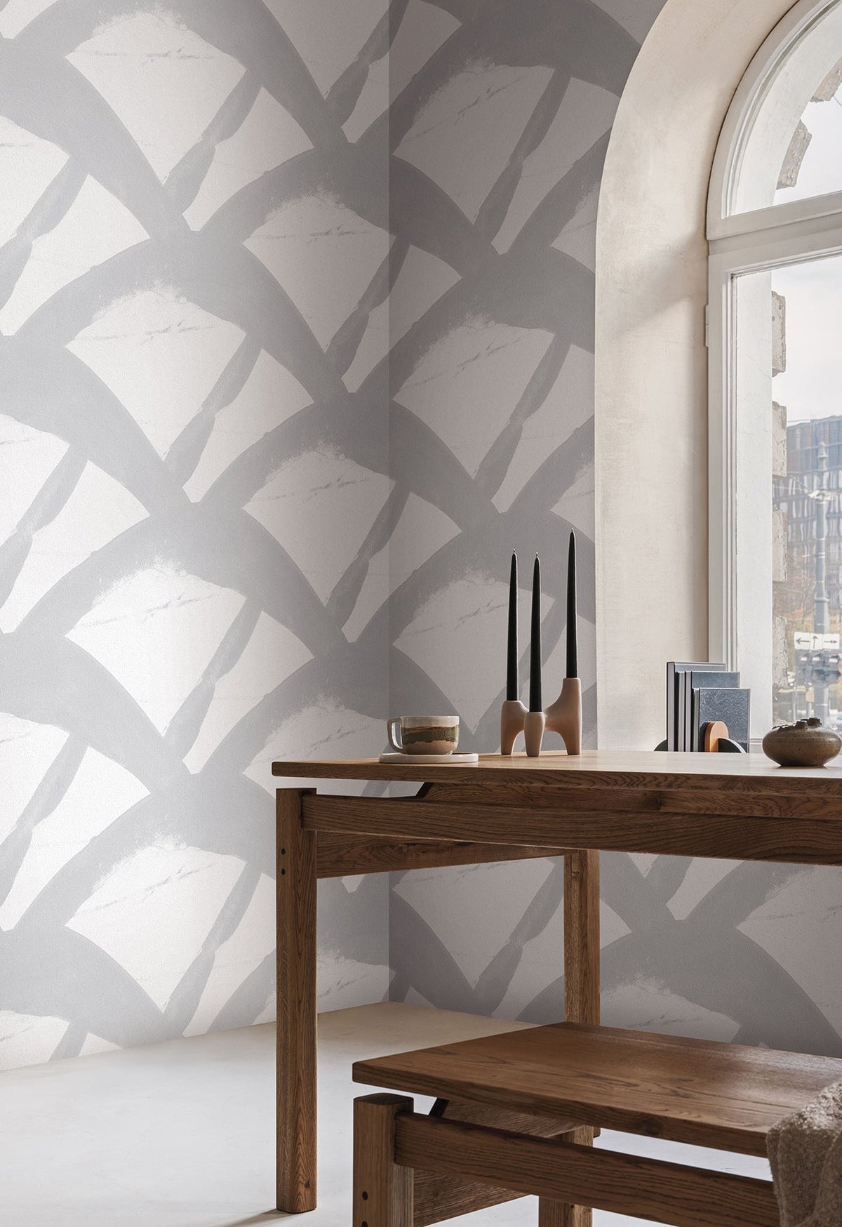 CC1303 Entanglement Fog Carol Benson Cobb Wallpaper by York Wallcoverings