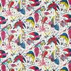 CCF086401 Audubon Indoor Outdoor Multi Emma J Shipley Indoor Outdoor Wild Escape Fabric by Clarke & Clarke