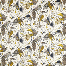 CCF086403 Audubon Indoor Outdoor Gold Emma J Shipley Indoor Outdoor Wild Escape Fabric by Clarke & Clarke