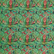 CCF086501 Bosque Dreams Indoor Outdoor Aquamarine Emma J Shipley Indoor Outdoor Wild Escape Fabric by Clarke & Clarke