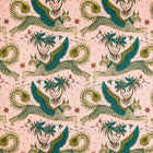 CCF086801 Lynx Indoor Outdoor Pink Emma J Shipley Indoor Outdoor Wild Escape Fabric by Clarke & Clarke