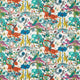 Paradise Lost Indoor Outdoor IVory Emma J Shipley Indoor Outdoor Wild Escape Fabric by Clarke & Clarke