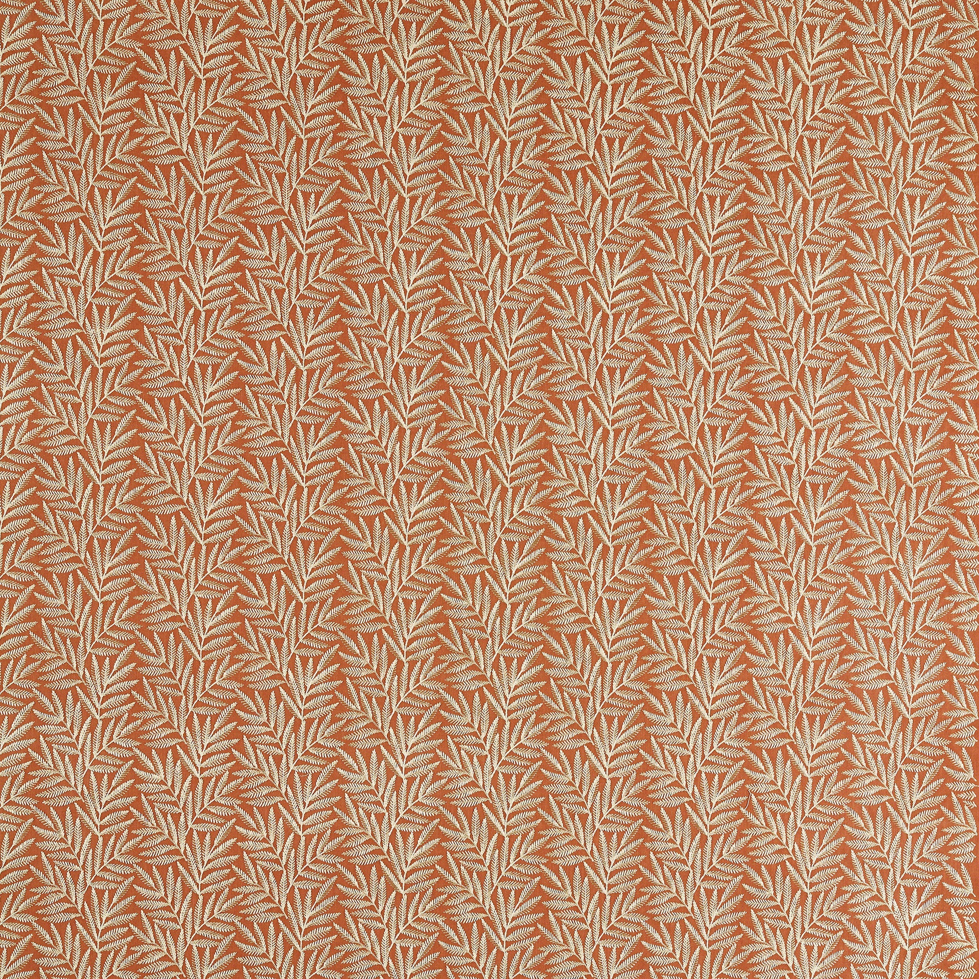 CCF0881-01 VIrgata Cinnamon Expressions Fabric by Clarke & Clarke