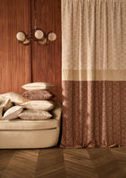 CCF0881-01 VIrgata Cinnamon Expressions Fabric by Clarke & Clarke