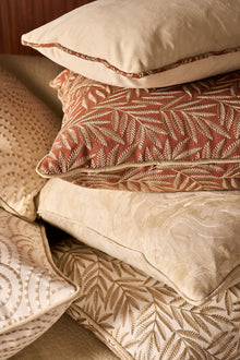 CCF0881-01 VIrgata Cinnamon Expressions Fabric by Clarke & Clarke