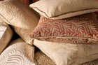 CCF0881-01 VIrgata Cinnamon Expressions Fabric by Clarke & Clarke