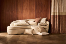 CCF0881-01 VIrgata Cinnamon Expressions Fabric by Clarke & Clarke