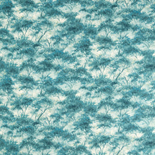 CCF0883-03 Boschetto Print Teal Elements Fabric by Clarke & Clarke