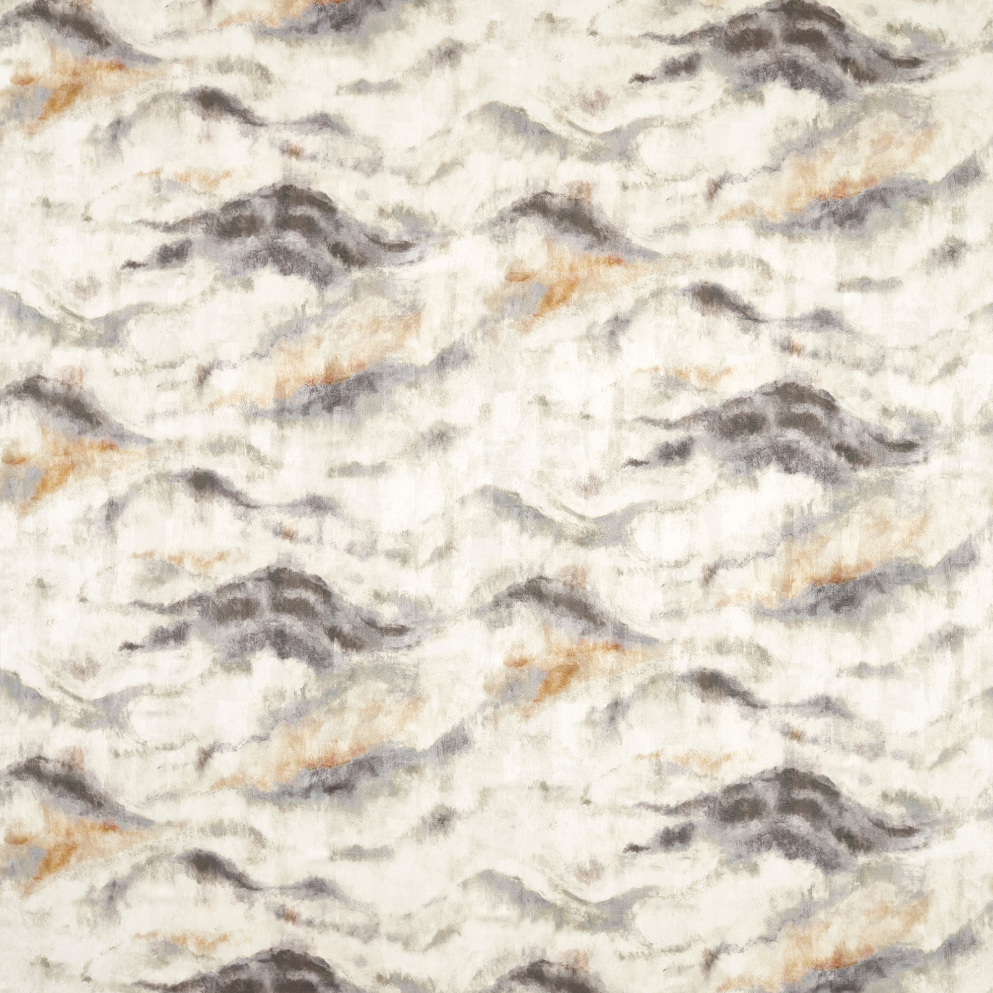 CCF0885-01 Earthscape Print Antique Elements Fabric by Clarke & Clarke