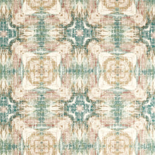 CCF0888-03 Kalia Print Mineral/Blush Elements Fabric by Clarke & Clarke