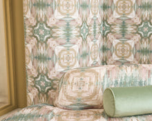 CCF0888-03 Kalia Print Mineral/Blush Elements Fabric by Clarke & Clarke