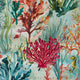 Oceana Print Coral Elements Fabric by Clarke & Clarke
