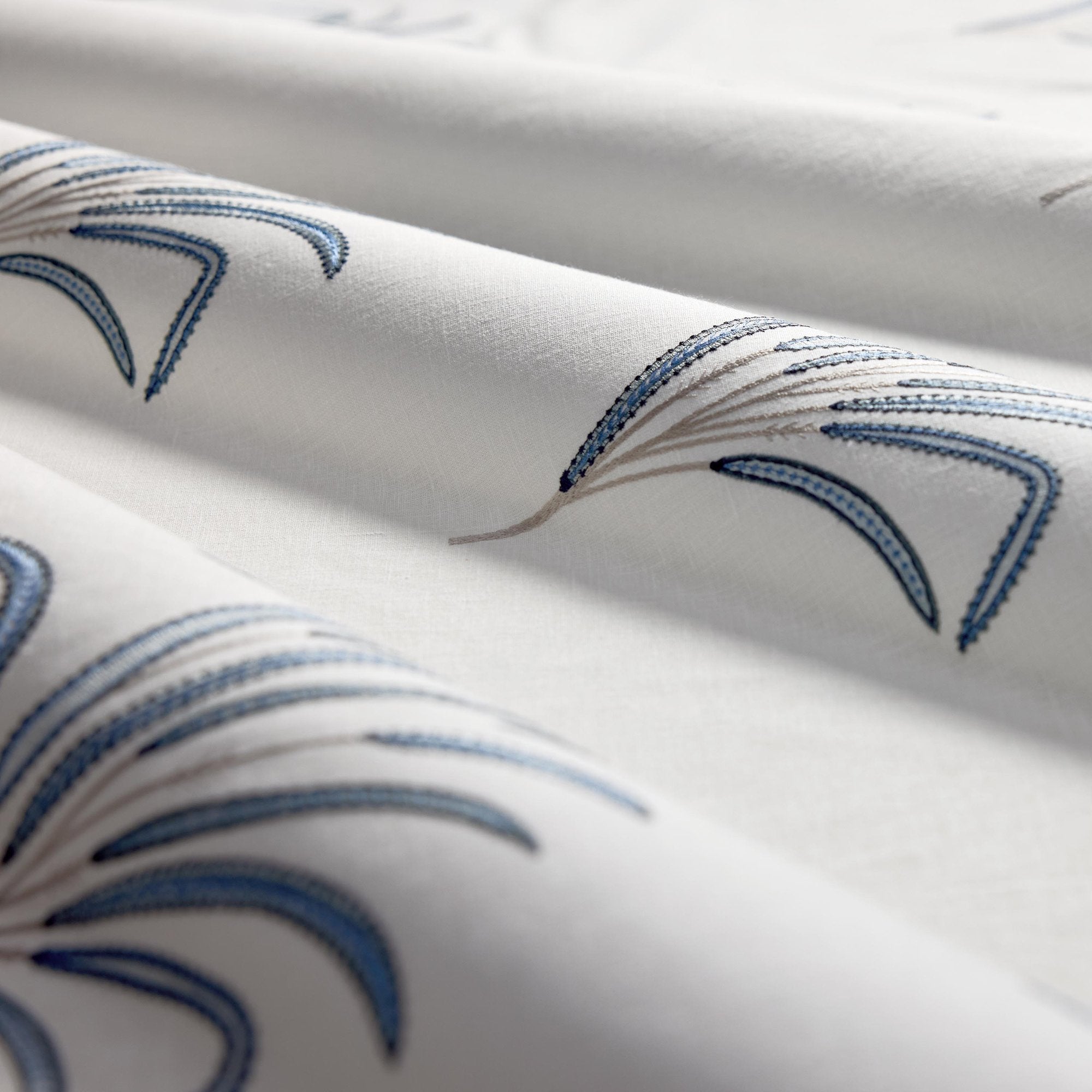 CCF0893-03 Aven Midnight Cassia Fabric by Clarke & Clarke