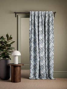 CCF0895-01 Canopy Indigo Cassia Fabric by Clarke & Clarke