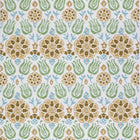 CCF0896-02 Cassia Seafoam / Mustard Fabric by Clarke & Clarke