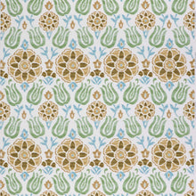 CCF0896-02 Cassia Seafoam / Mustard Fabric by Clarke & Clarke