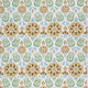 Cassia Seafoam / Mustard Fabric by Clarke & Clarke