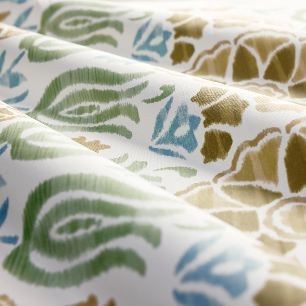 CCF0896-02 Cassia Seafoam / Mustard Fabric by Clarke & Clarke
