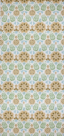 CCF0896-02 Cassia Seafoam / Mustard Fabric by Clarke & Clarke