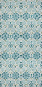 CCF0896-03 Cassia Peacock / Sky Fabric by Clarke & Clarke