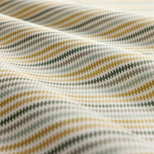 CCF0897-04 Grove Stripe Forest / Mustard / Sage Cassia Fabric by Clarke & Clarke