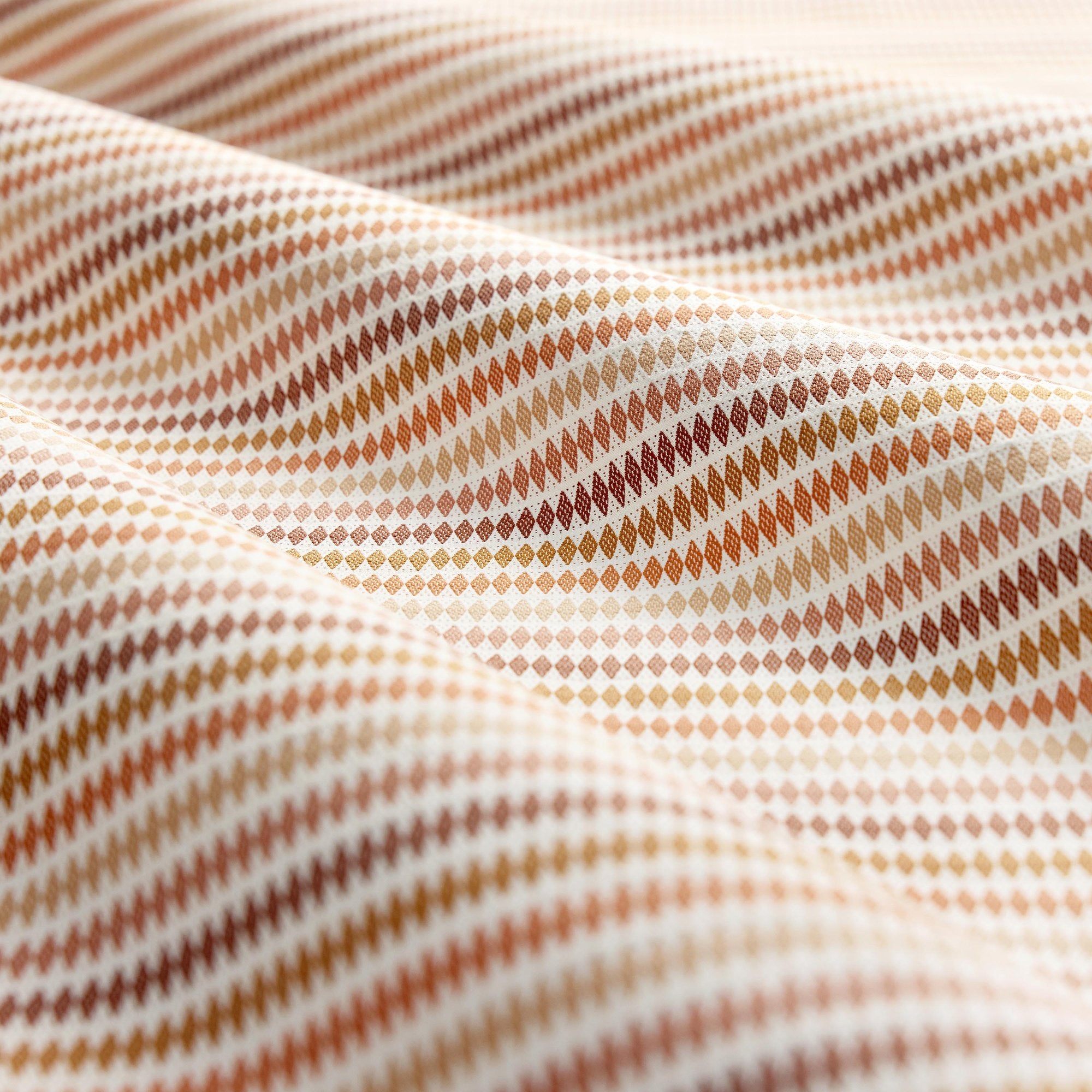 CCF0897-05 Grove Stripe Spice / Rust / Terracotta Cassia Fabric by Clarke & Clarke