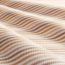 CCF0897-05 Grove Stripe Spice / Rust / Terracotta Cassia Fabric by Clarke & Clarke