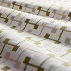 CCF0898-04 Hemlock Olive / Blush Cassia Fabric by Clarke & Clarke
