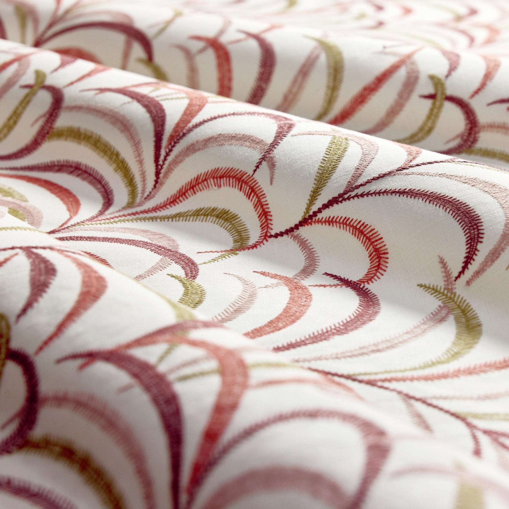 CCF0901-01 Tibby Sunset Cassia Fabric by Clarke & Clarke
