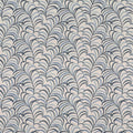 Tibby Midnight Cassia Fabric by Clarke & Clarke