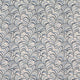 Tibby Midnight Cassia Fabric by Clarke & Clarke