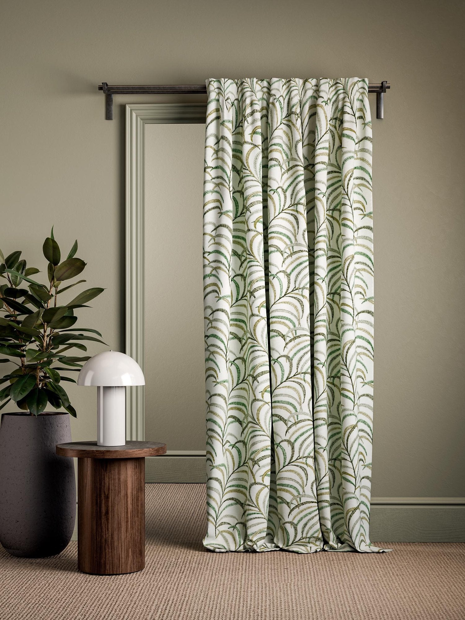 CCF0901-03 Tibby Herb Cassia Fabric by Clarke & Clarke