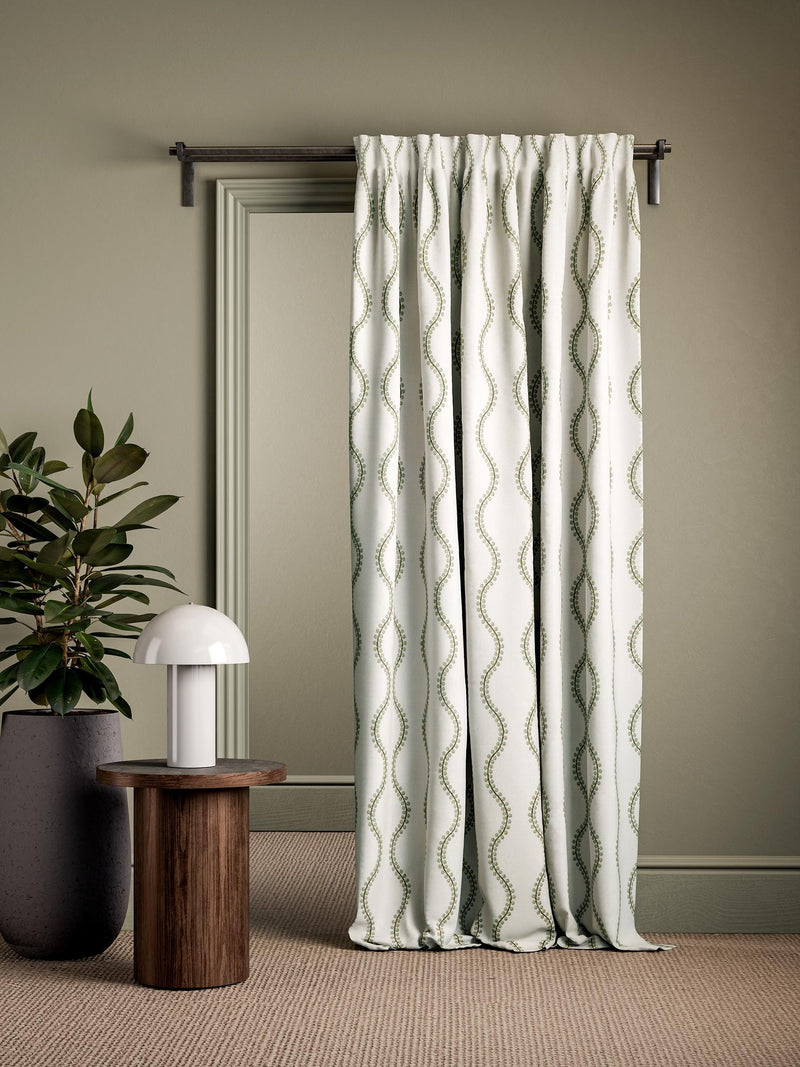 CCF0902-03 Woburn II Sage Cassia Fabric by Clarke & Clarke