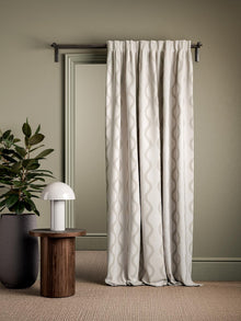 CCF0902-04 Woburn II Pearl Cassia Fabric by Clarke & Clarke