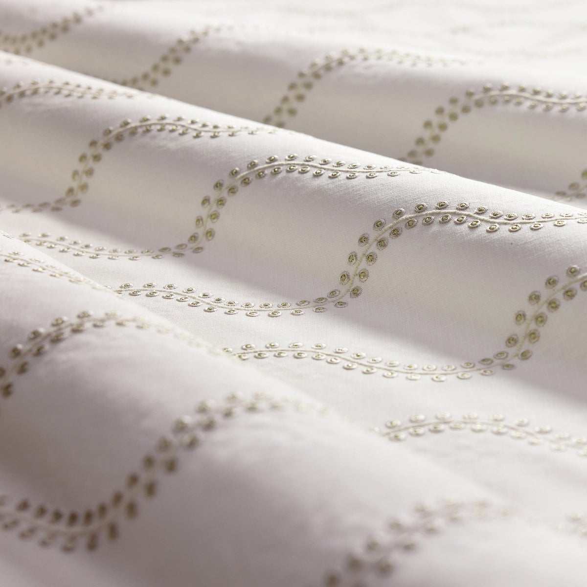 CCF0902-04 Woburn II Pearl Cassia Fabric by Clarke & Clarke