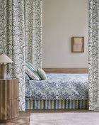 CCF0905-01 Foxdale Herb / Lime Edgeworth II Fabric by Clarke & Clarke