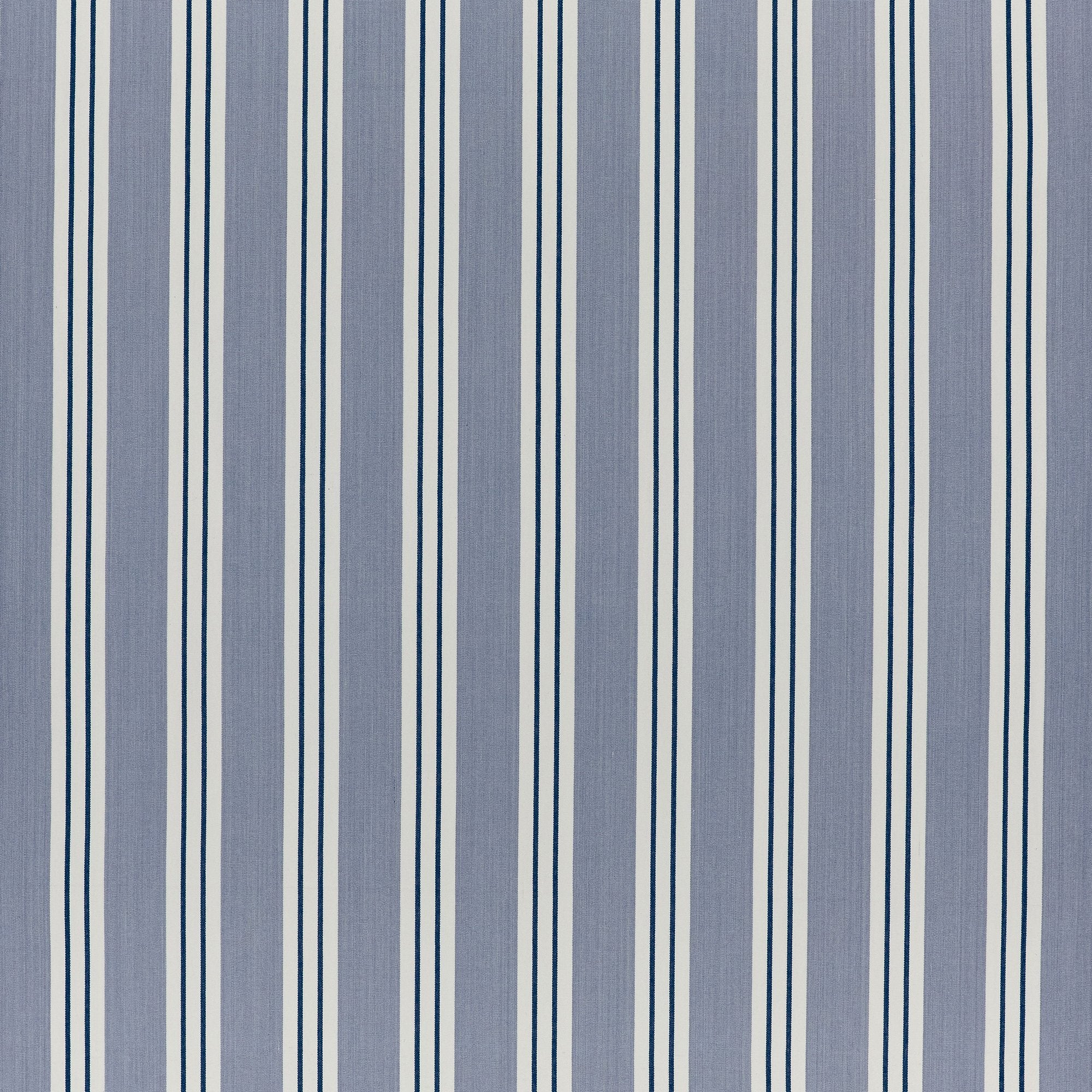 CCF0905-03 Foxdale Cornflower / Midnight Edgeworth II Fabric by Clarke & Clarke